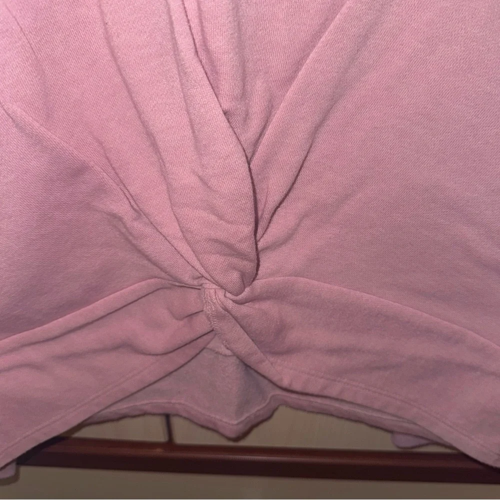 The Children’s Place Girls Pink Twist Front Sweatshirt Top Size M 7/8